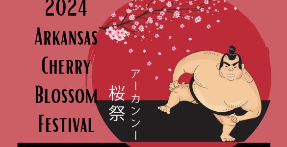 Arkansas Cherry Blossom Festival 2024 Logo in Hot Springs Arkansas