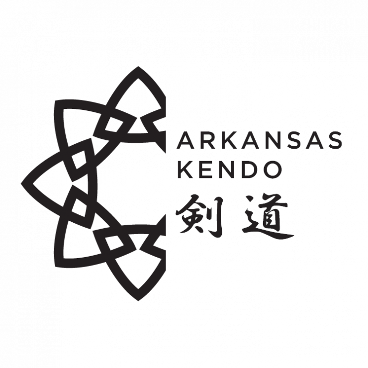 Arkansas Kendo Club Logo Black Square